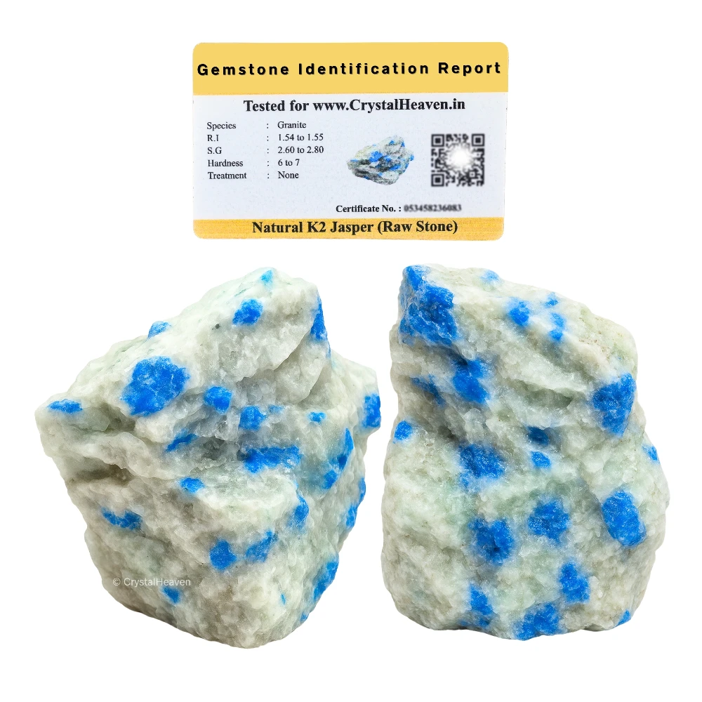 Raw K2 Jasper Crystals (1 Piece)
