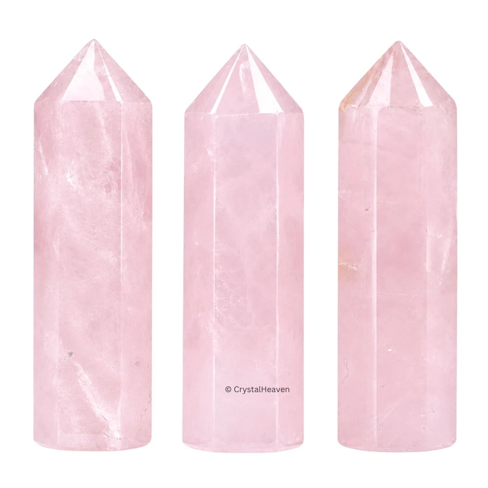 Rose Quartz Pencil Points (Set of 3)