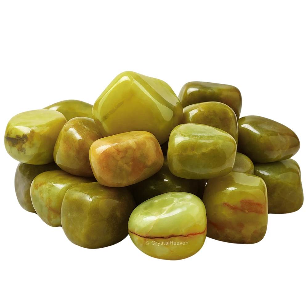 Tumbled Green opal Stones (30 Gram)