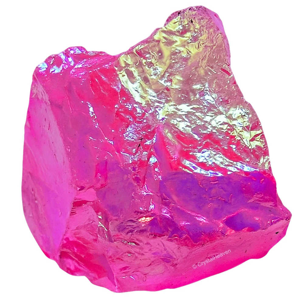 Raw Rose Aura Quartz Crystals