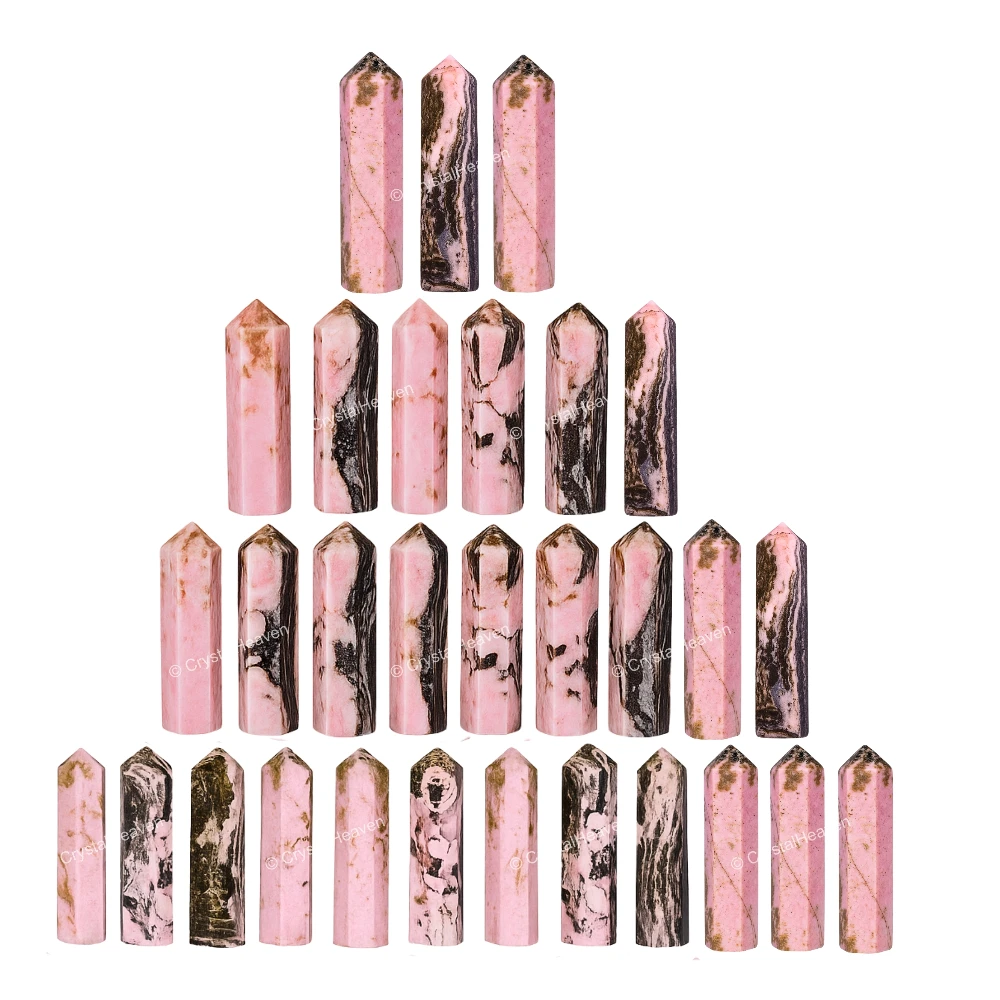 Rhodochrosite Pencil Points