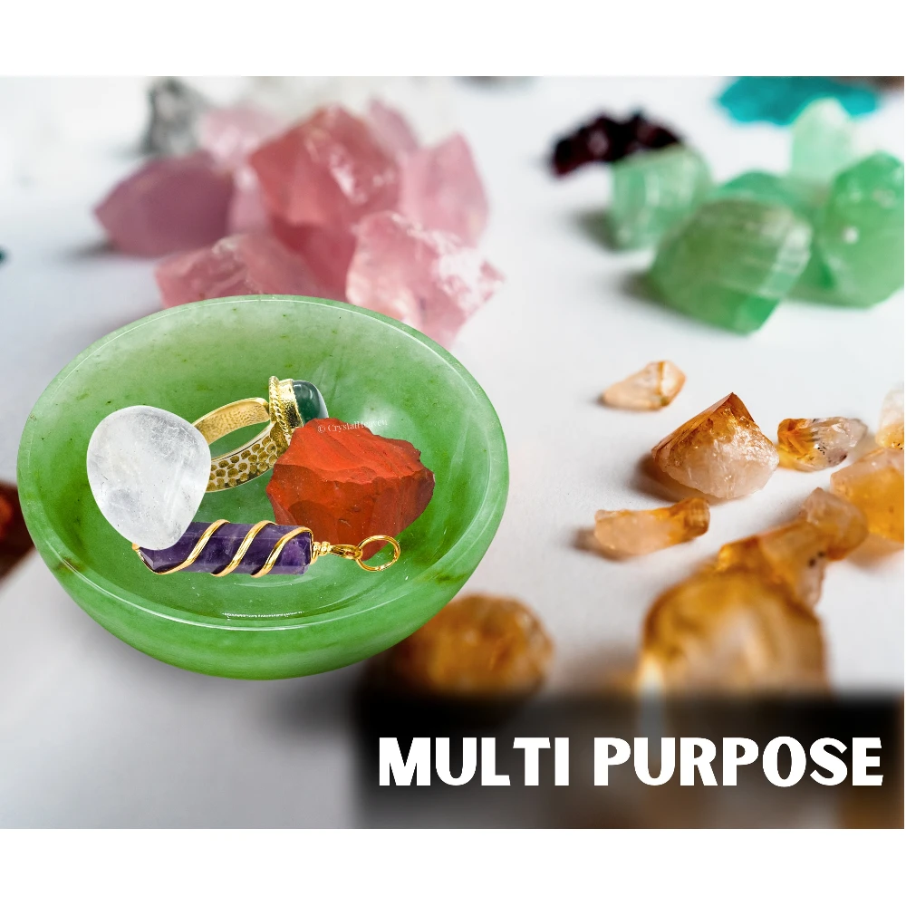 Green Aventurine Crystal Bowl - 3 Inch