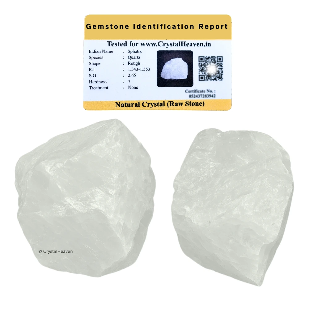 Raw Clear Quartz Crystals (1 Piece)
