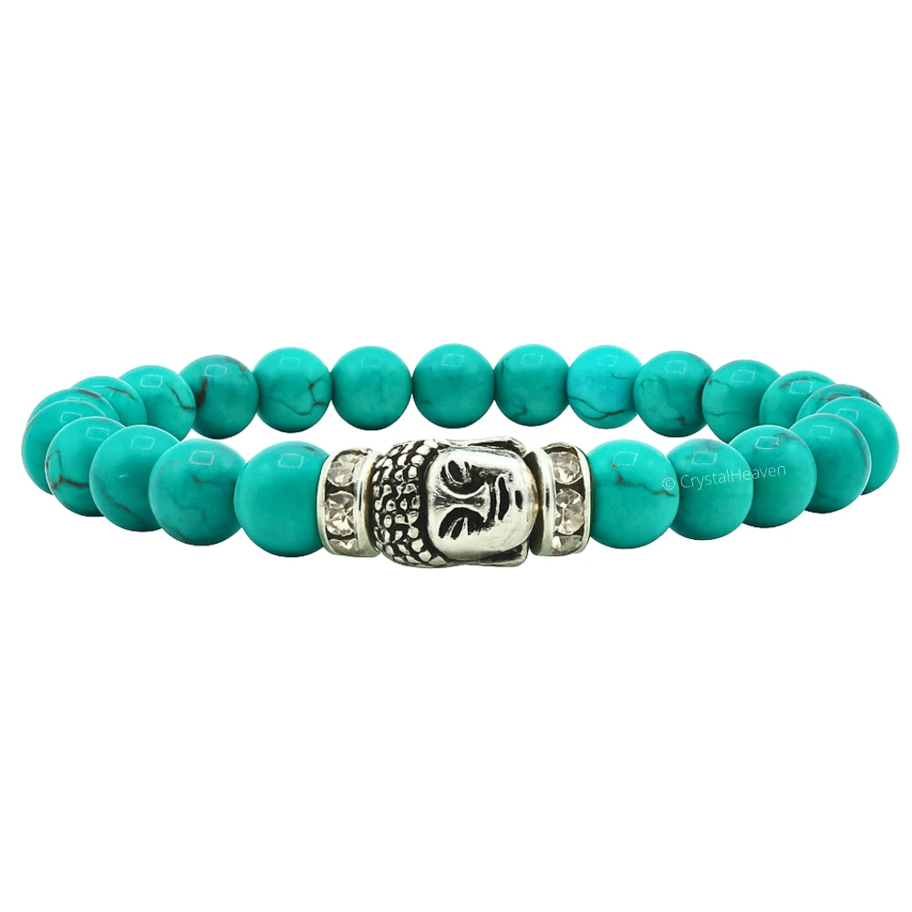Turquoise with Buddha Bracelet (Elastic)