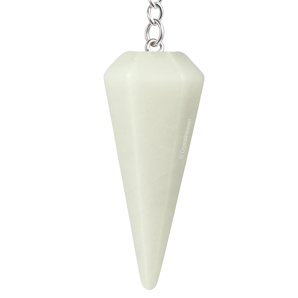 Snow White Quartz Pendulum