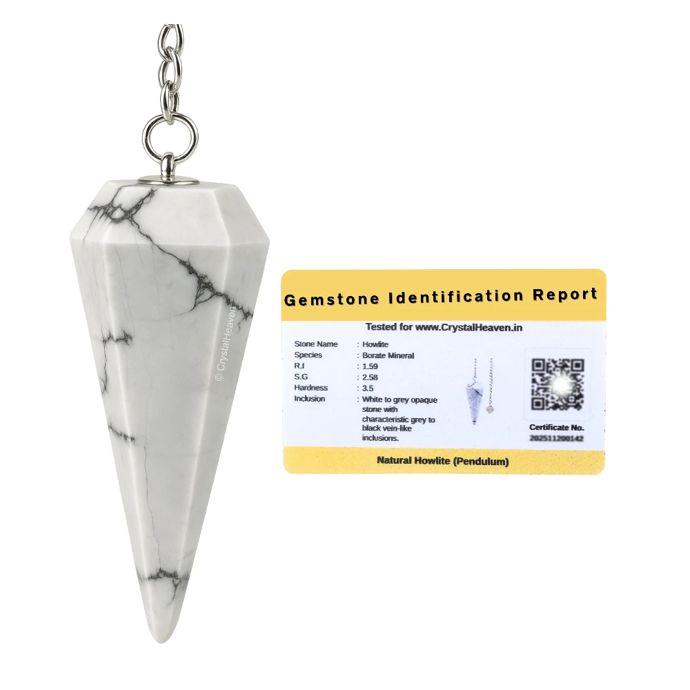 Howlite Pendulum