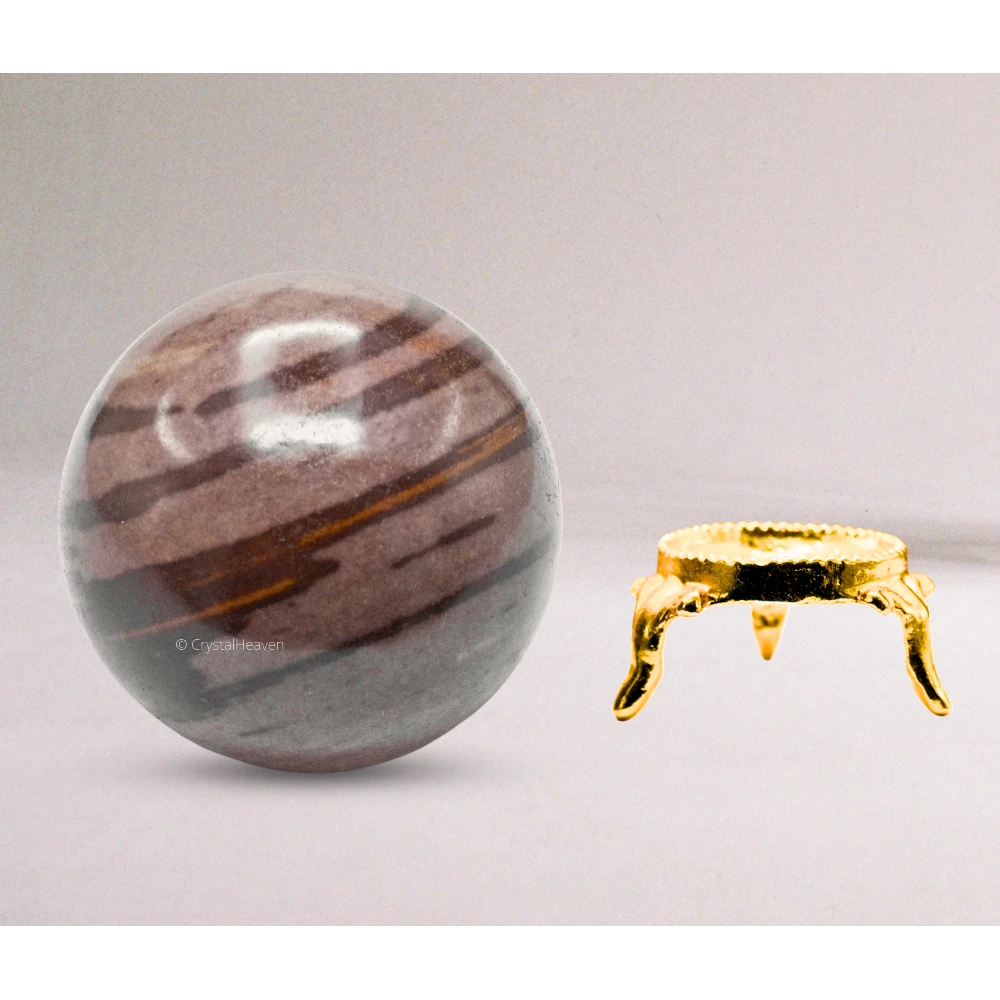 Large Shiva Lingam Sphere (2.5 Inch)