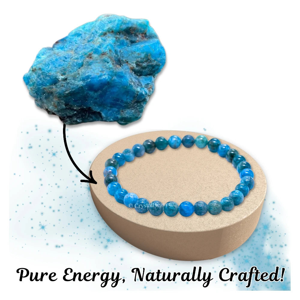 Apatite Healing Crystal Bracelets - 6mm Beads