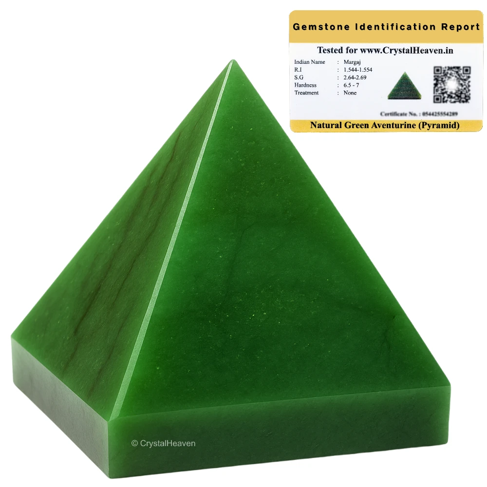 Green aventurine Pyramid (1.5 Inch)