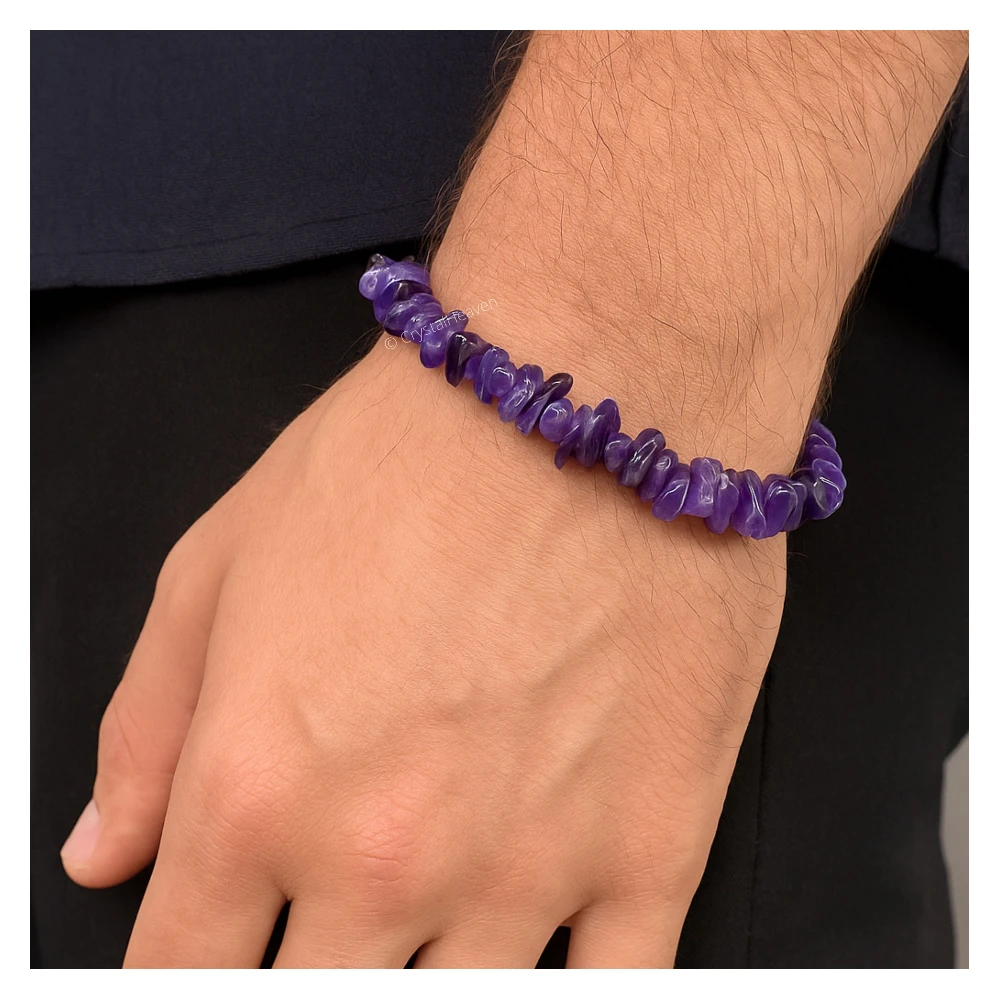 Amethyst Chips Bracelet