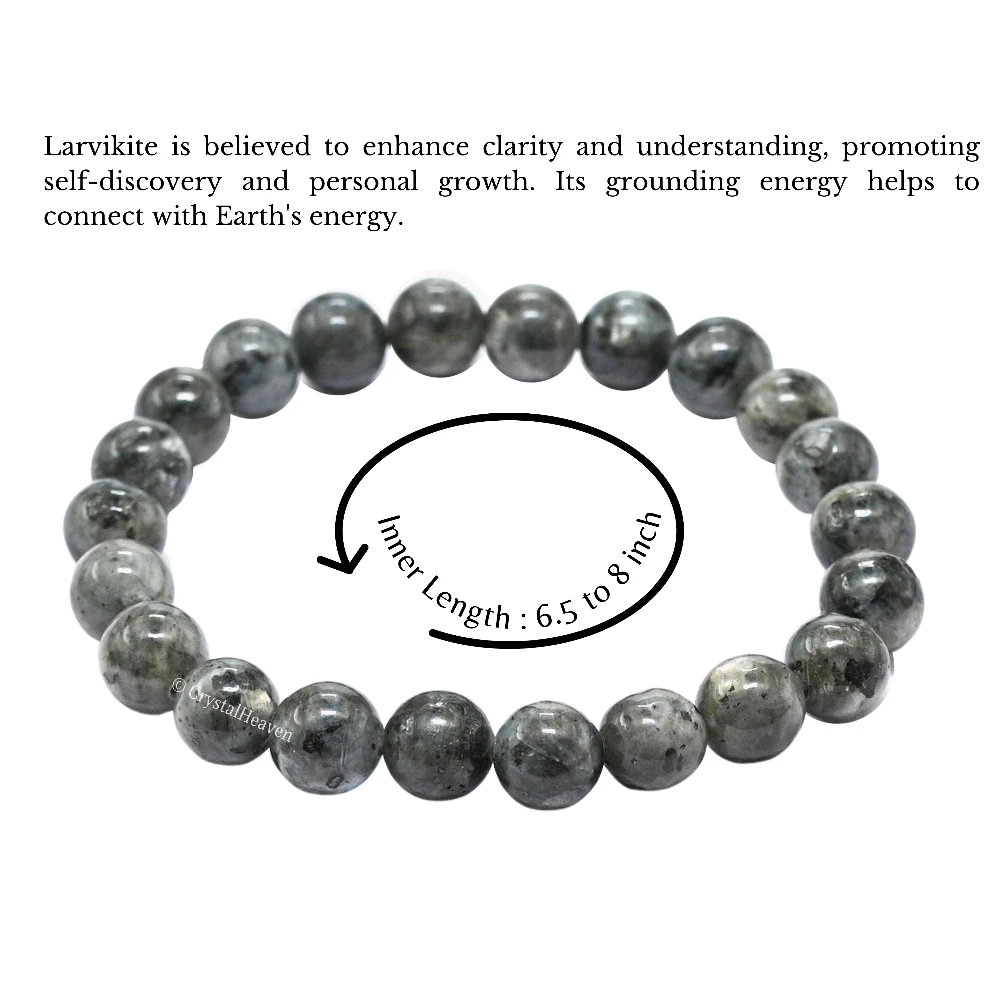 Larvikite Bracelet (Elastic)