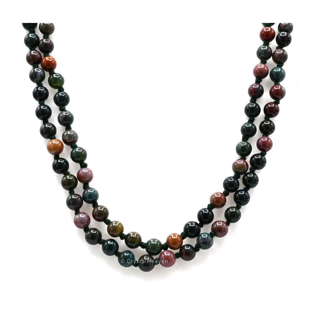 Bloodstone Japa Mala (Hand Knotted)
