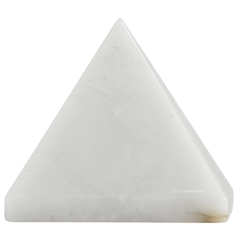 Snow Quartz Pyramid (1 Inch)