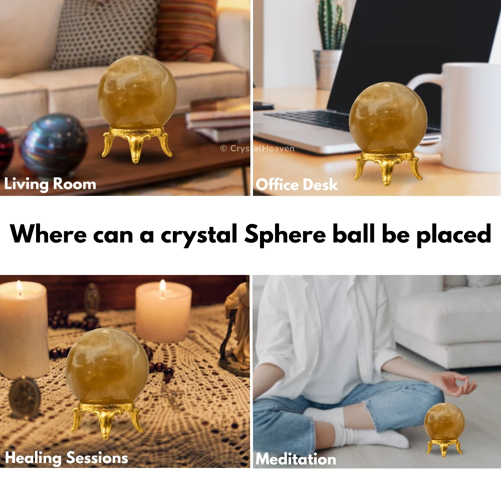 Citrine Sphere (2 Inch)