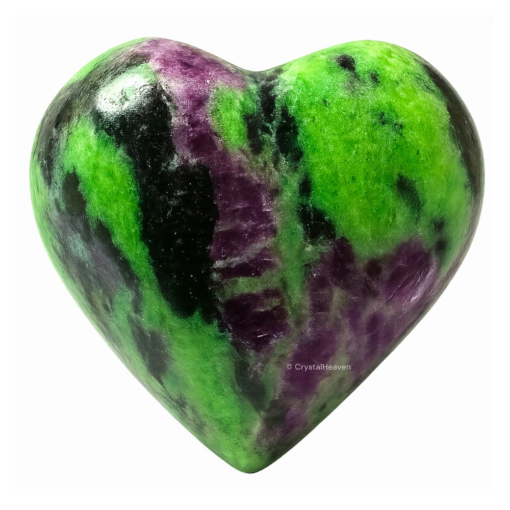 Ruby Zoisite Heart