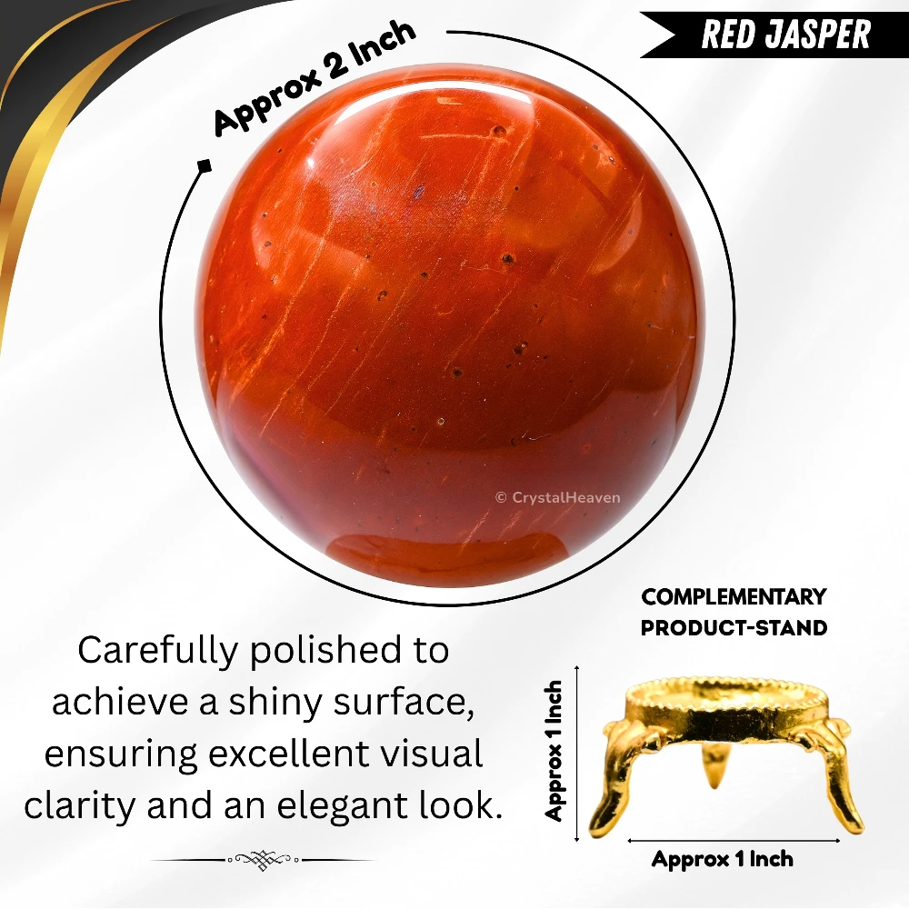 Red Jasper Sphere (2 Inch)