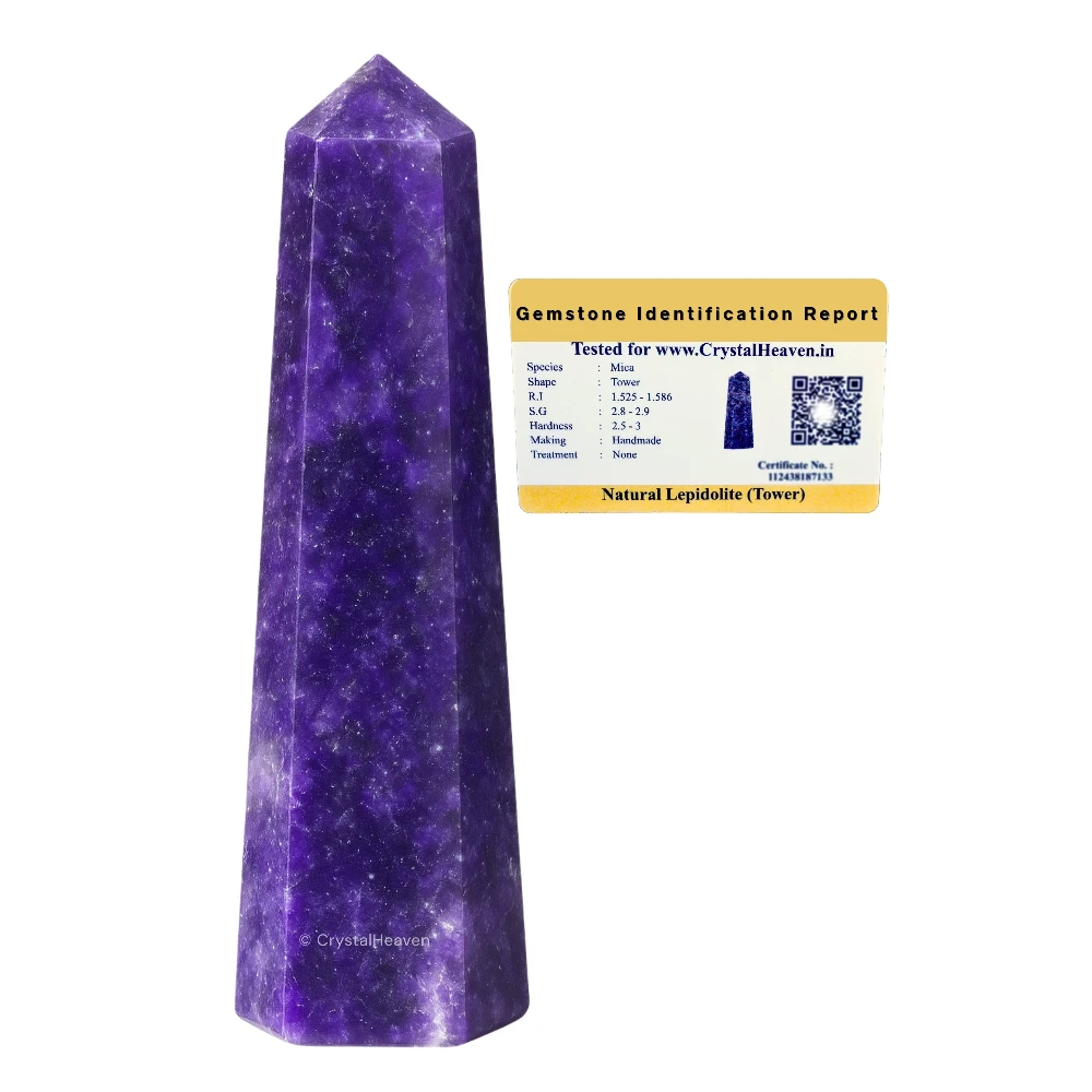 Lepidolite Tower (3" to 4" inch)