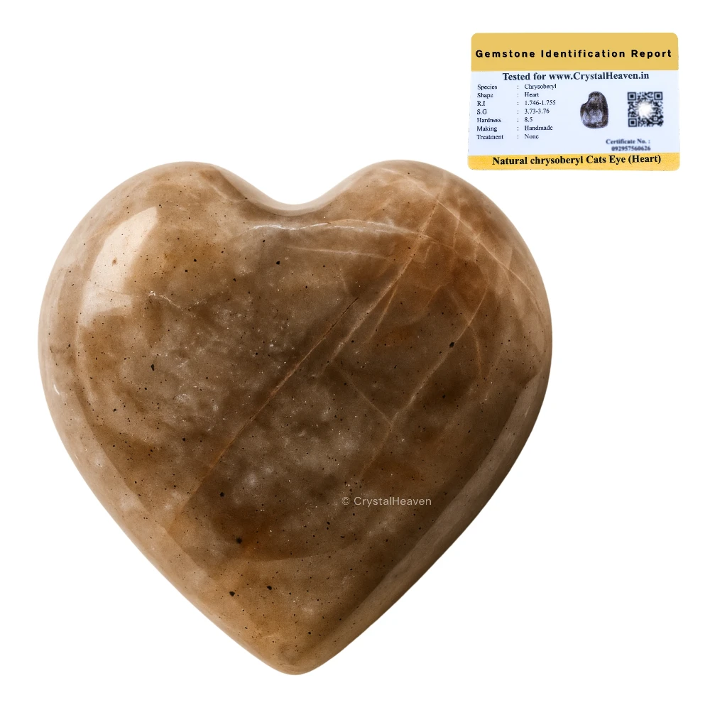 Chrysoberyl Cats Eye Heart
