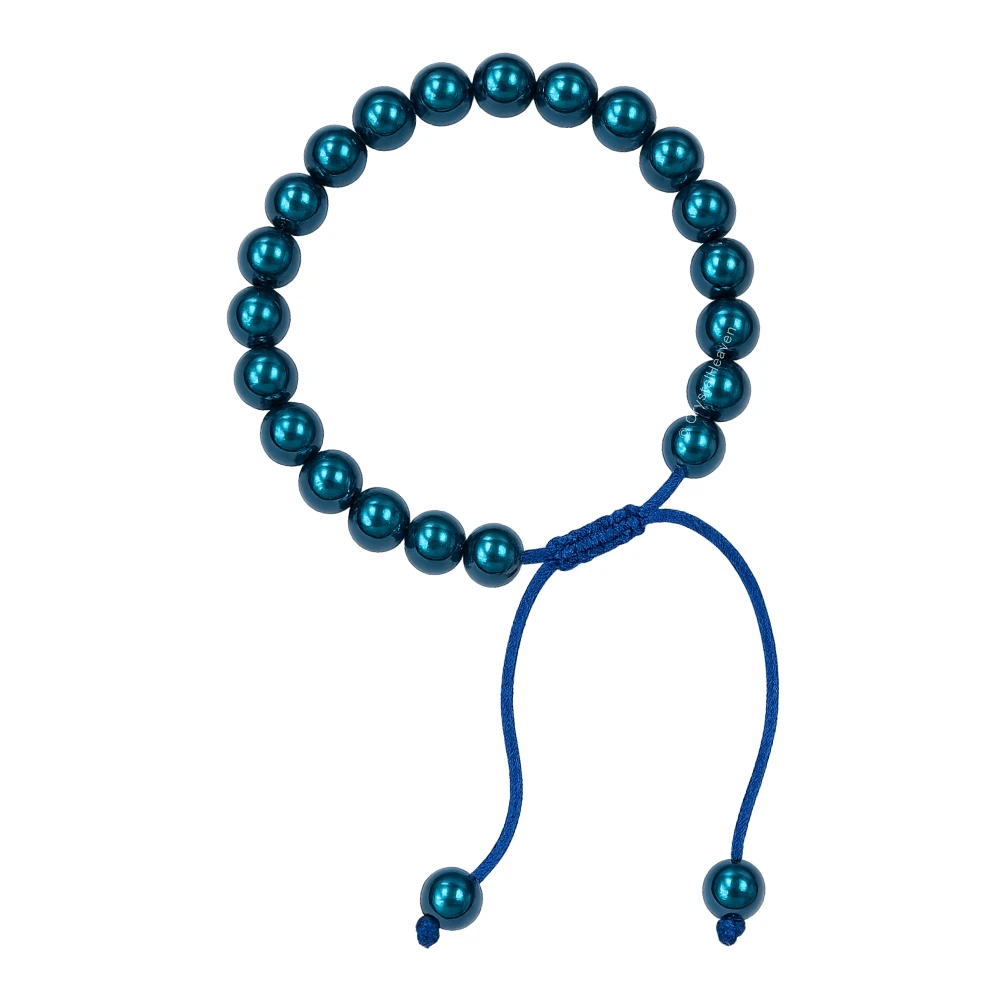 Blue Hematite Bracelet (Adjustable)