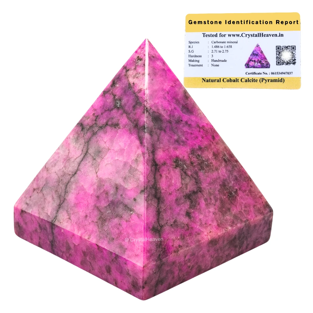 Cobalt Calcite Pyramid (2 Inch)