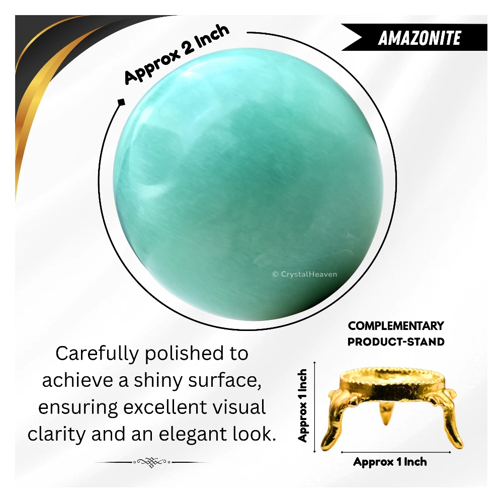 Amazonite Sphere (2 Inch)