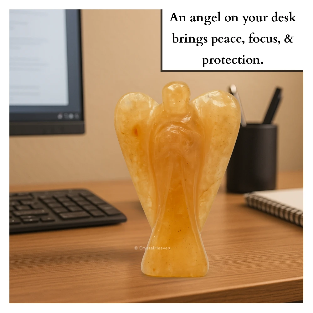 Yellow Aventurine Angel (3 Inch)