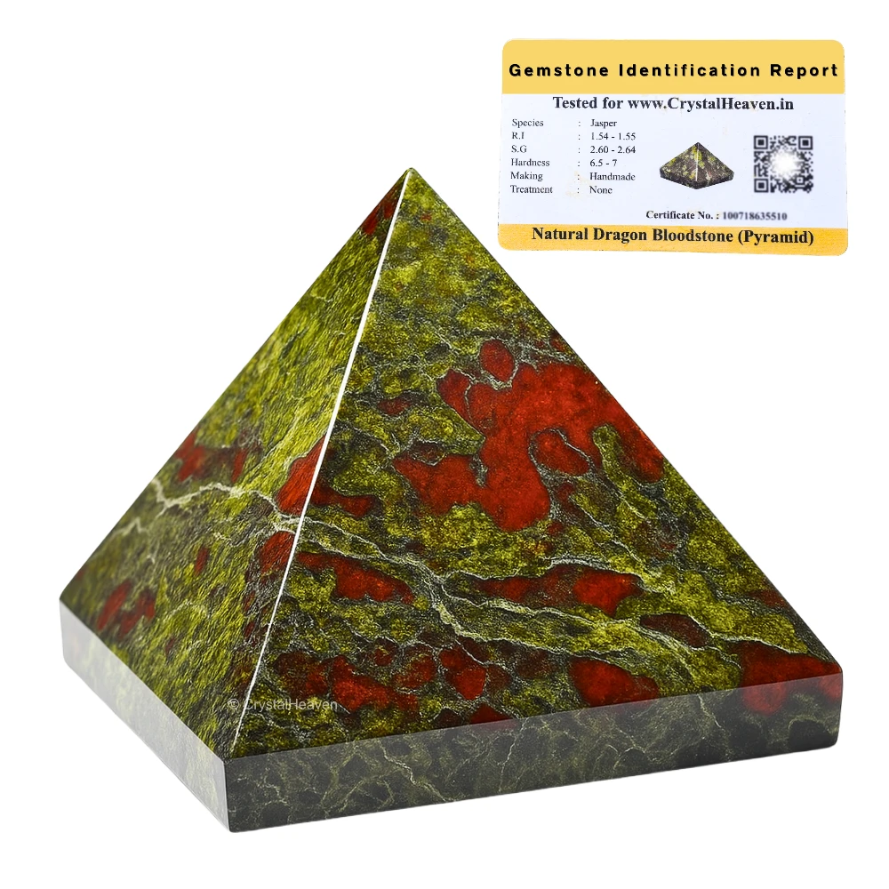 Dragon Bloodstone Pyramid (2 Inch)