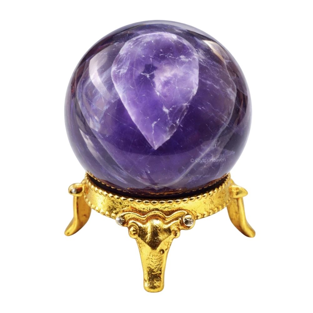 Amethyst Chevron Sphere (2 Inch)