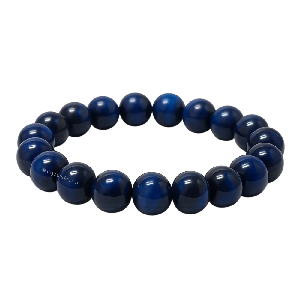 Blue Cat's Eye Bracelet (Elastic)