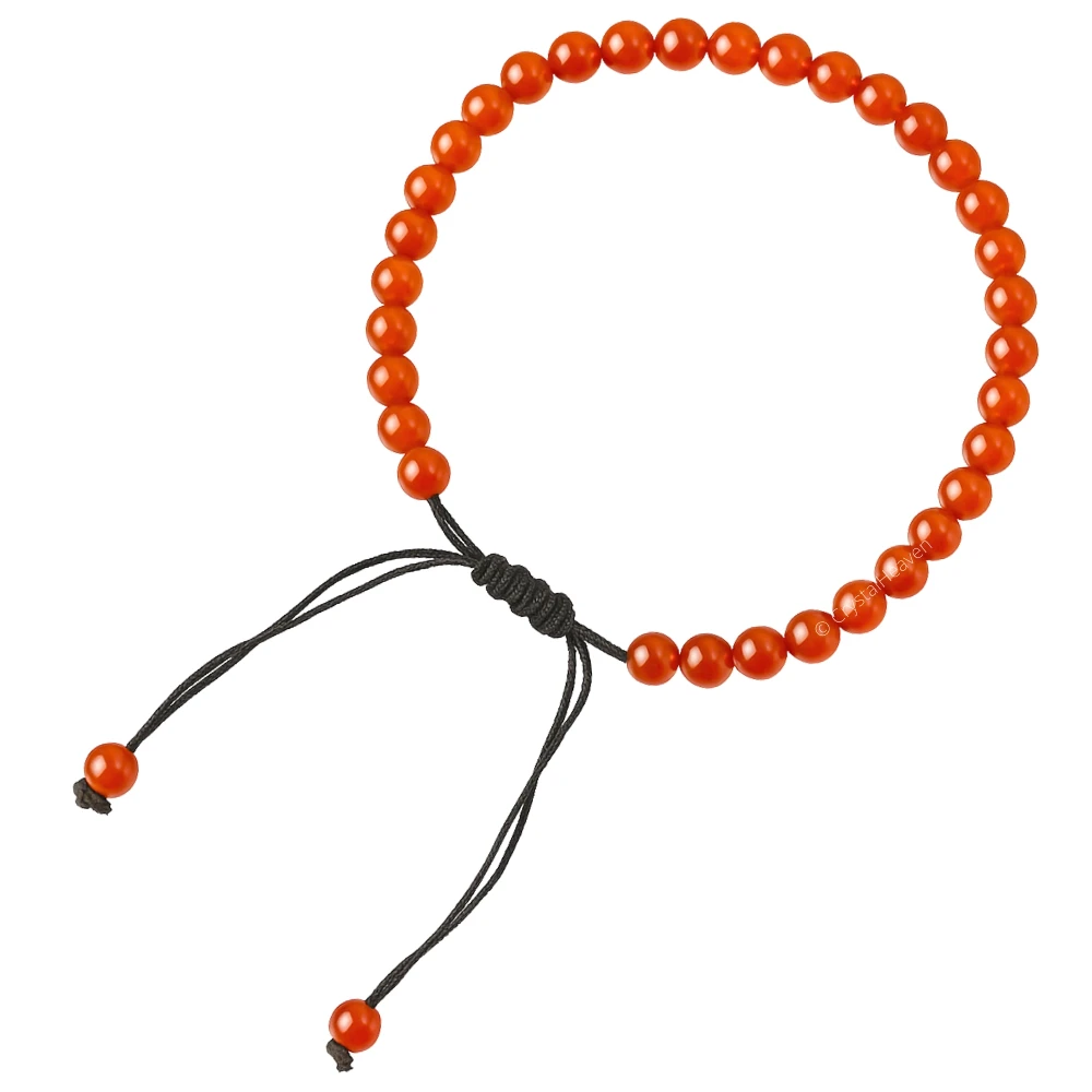 Carnelian Anklet (Without Knot)