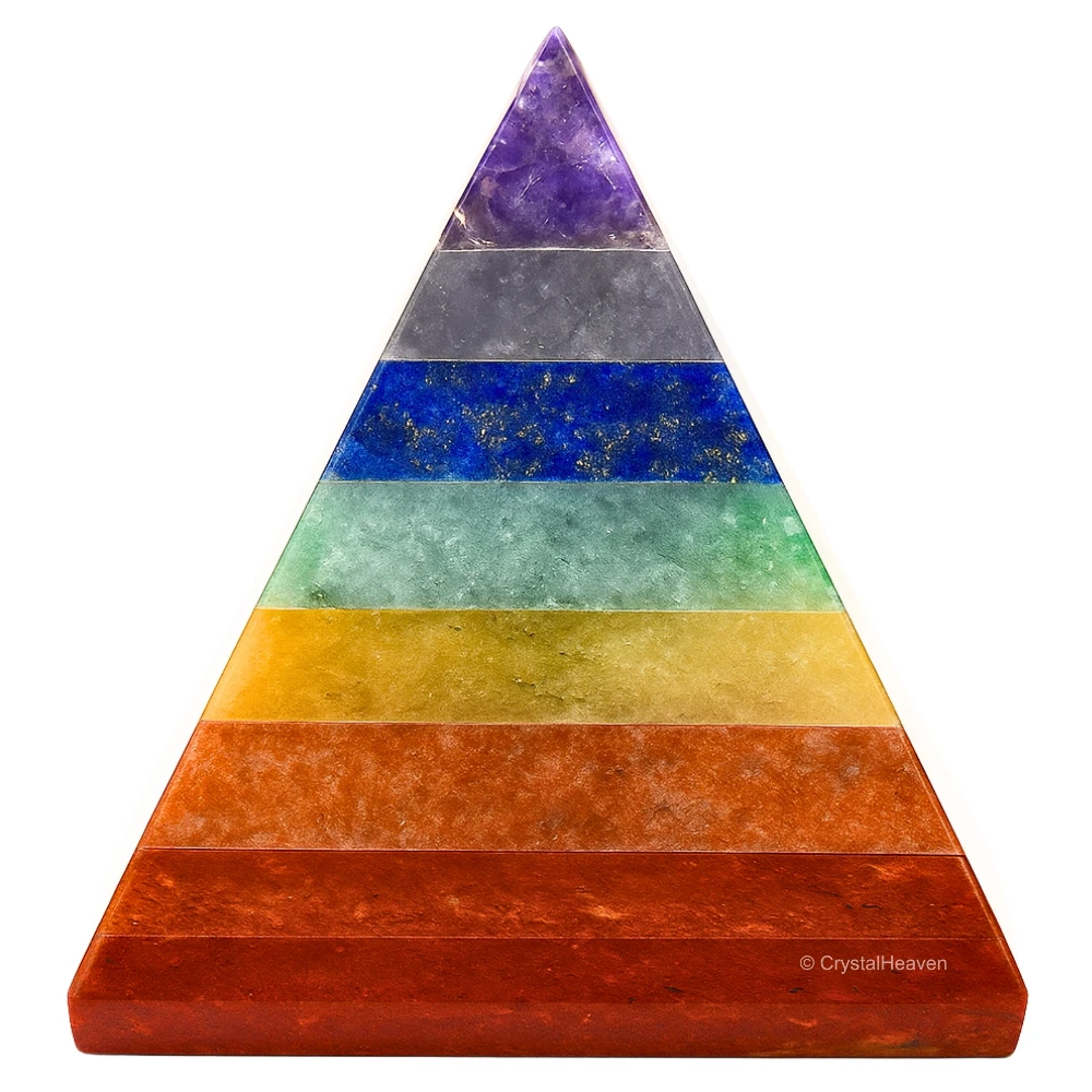 7 Chakra Pyramid (1.5 Inch)