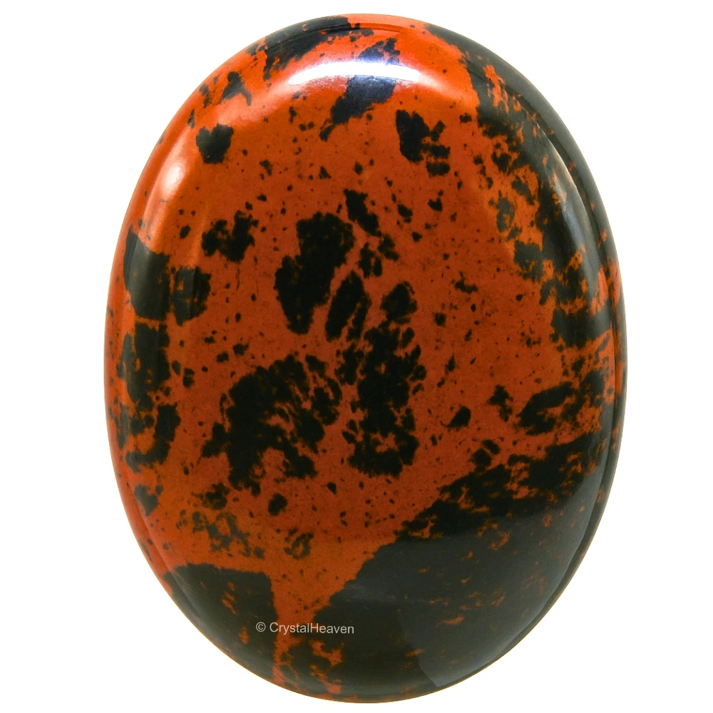 Mahogany Obsidian Palm Stone