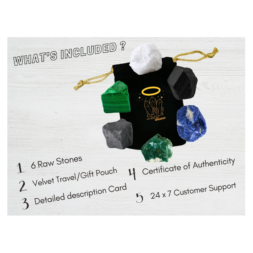 Cancer Fighter Raw Crystals Set
