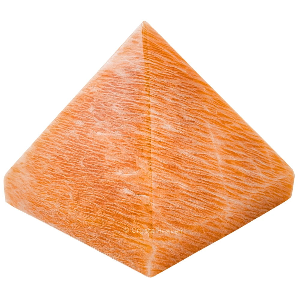 Peach Moonstone Pyramid (1 Inch)