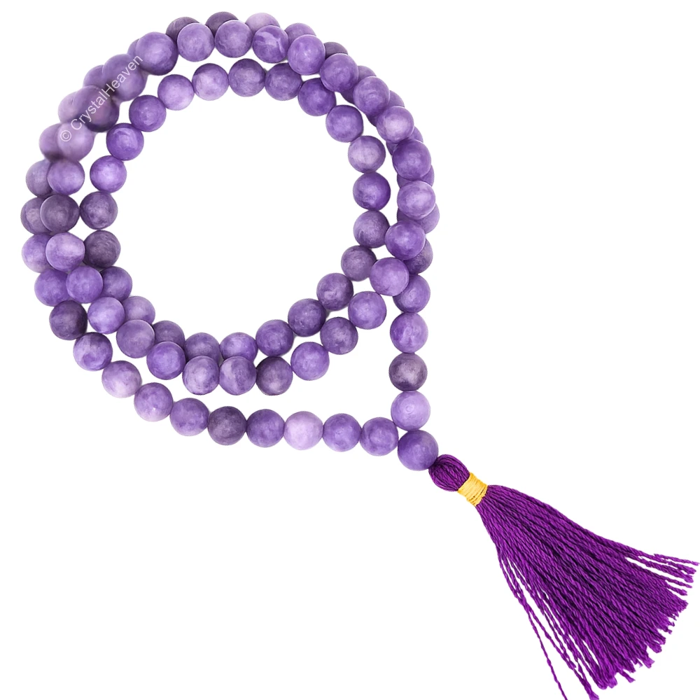 Lepidolite Japa Mala (Without Knot)