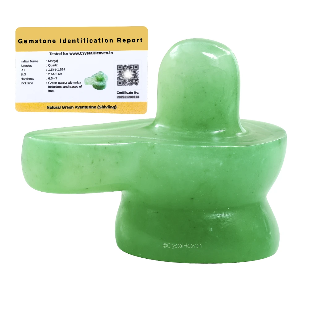 Green Aventurine (Light) Shivling