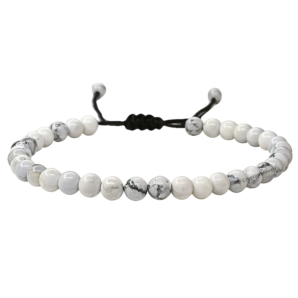 Howlite Anklet (Without Knot)