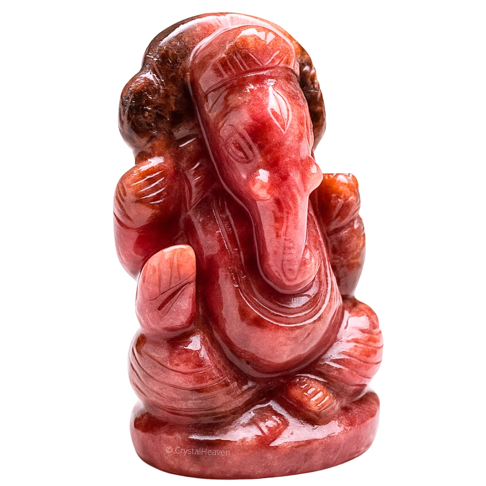 Rhodonite Crystal Ganesh Ganpati