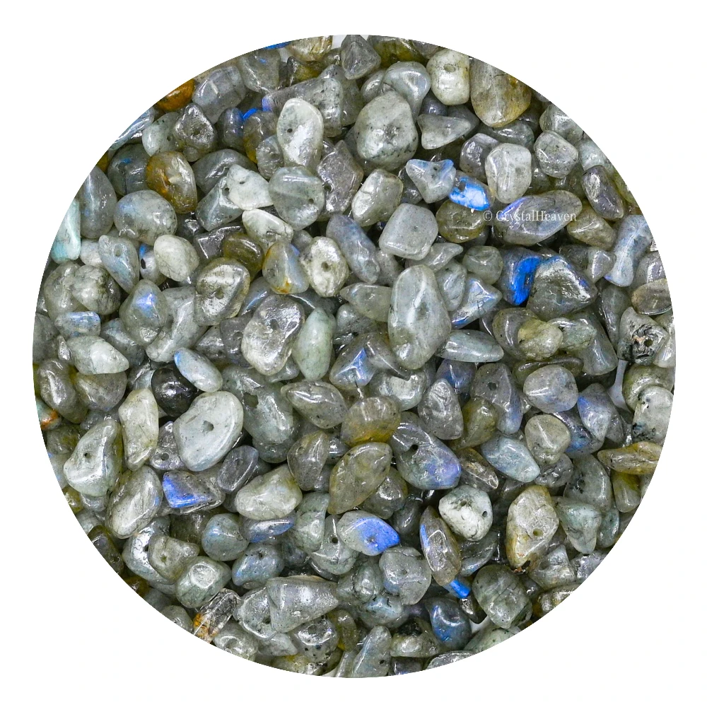 Labradorite Chips - Pre Drilled
