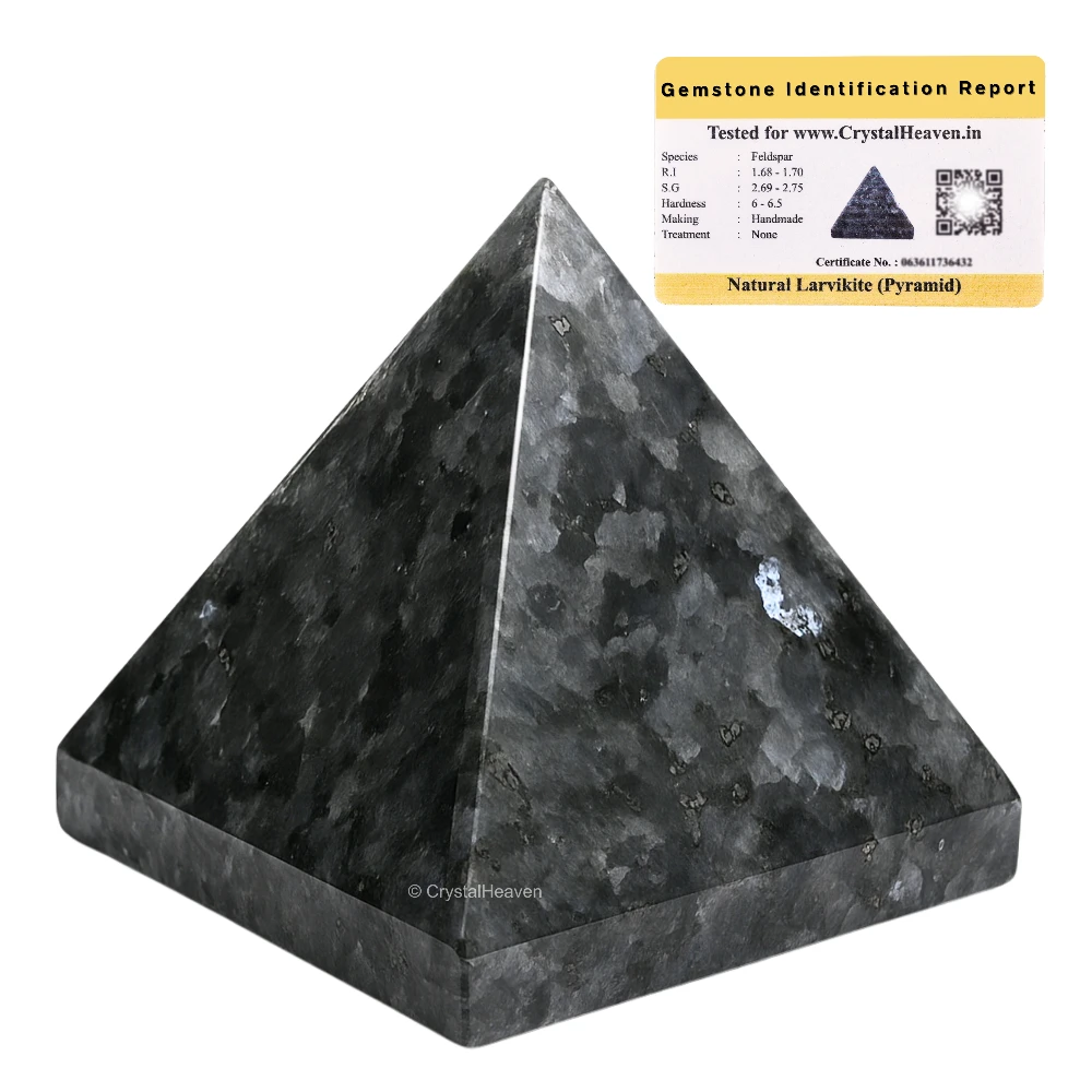 Larvikite Pyramid (2 Inch)
