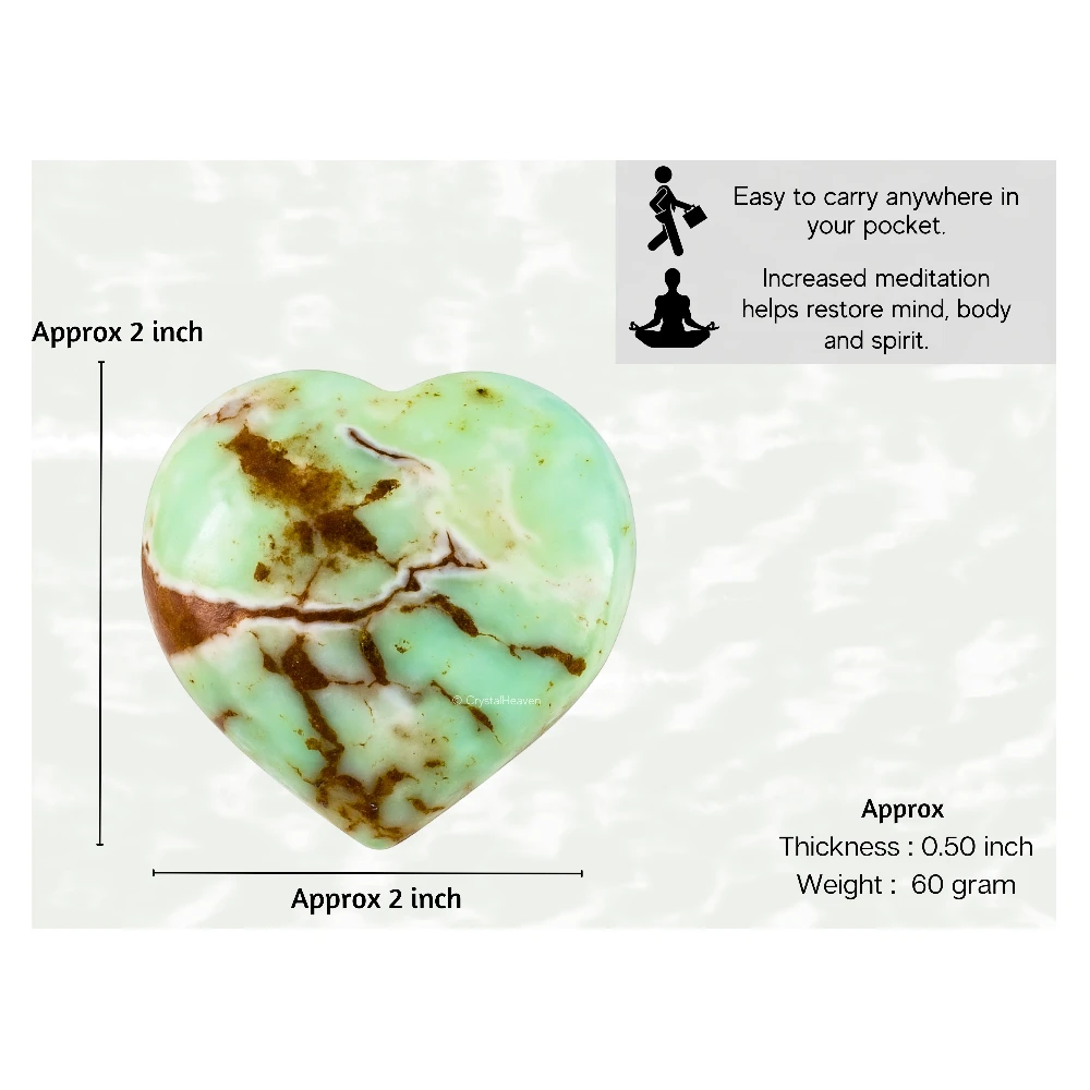 Chrysoprase Heart