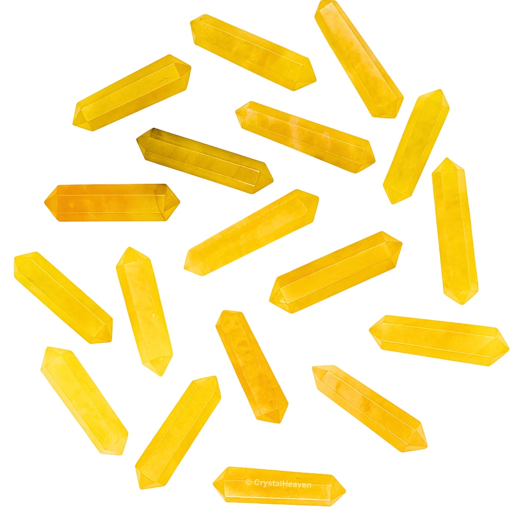Yellow Aventurine Pencil Points (Double Terminated)
