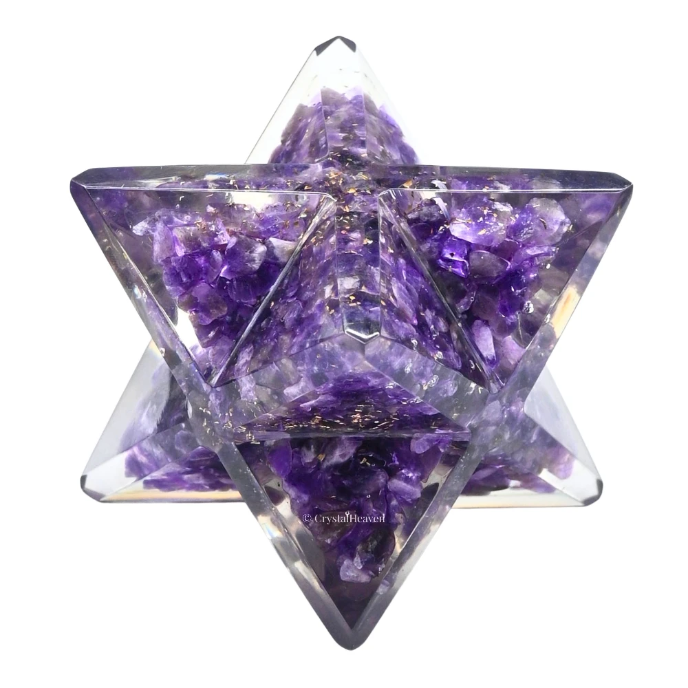 Amethyst Orgone Merkaba