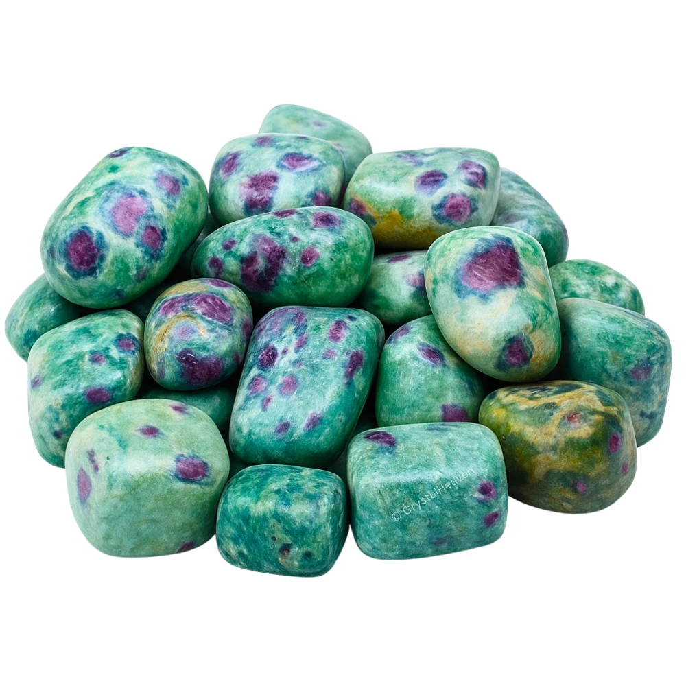 Tumbled Ruby Fuchsite Stones (30 Gram)