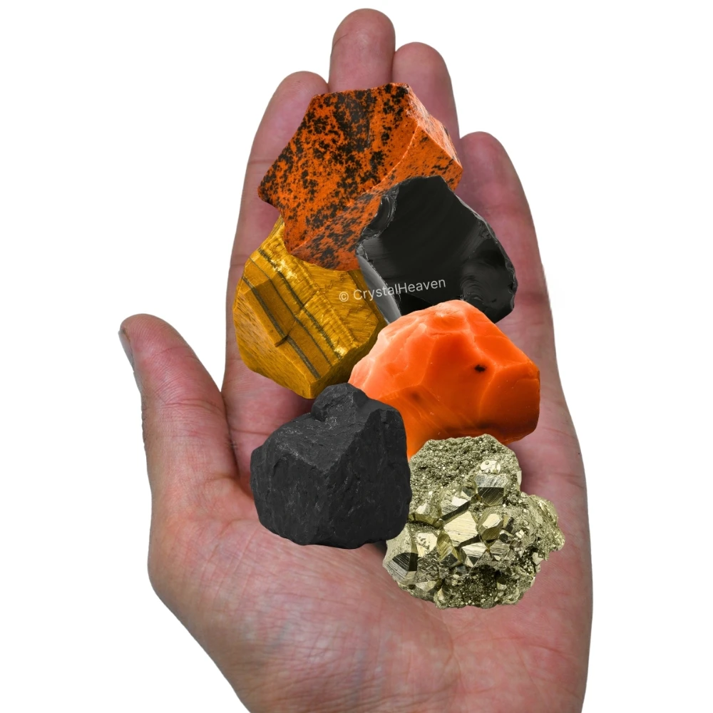 Protection Raw Crystals Set