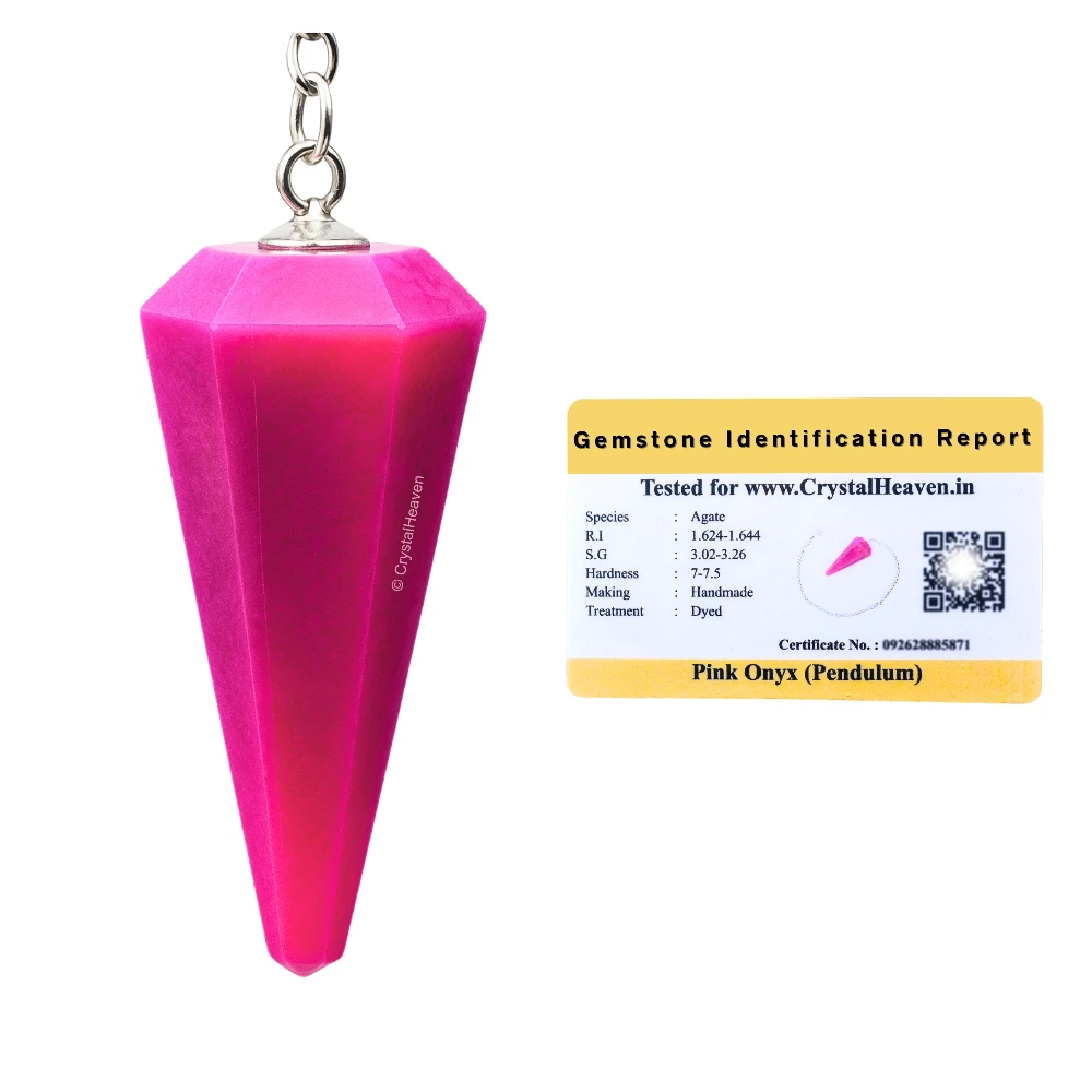 Pink Onyx Pendulum