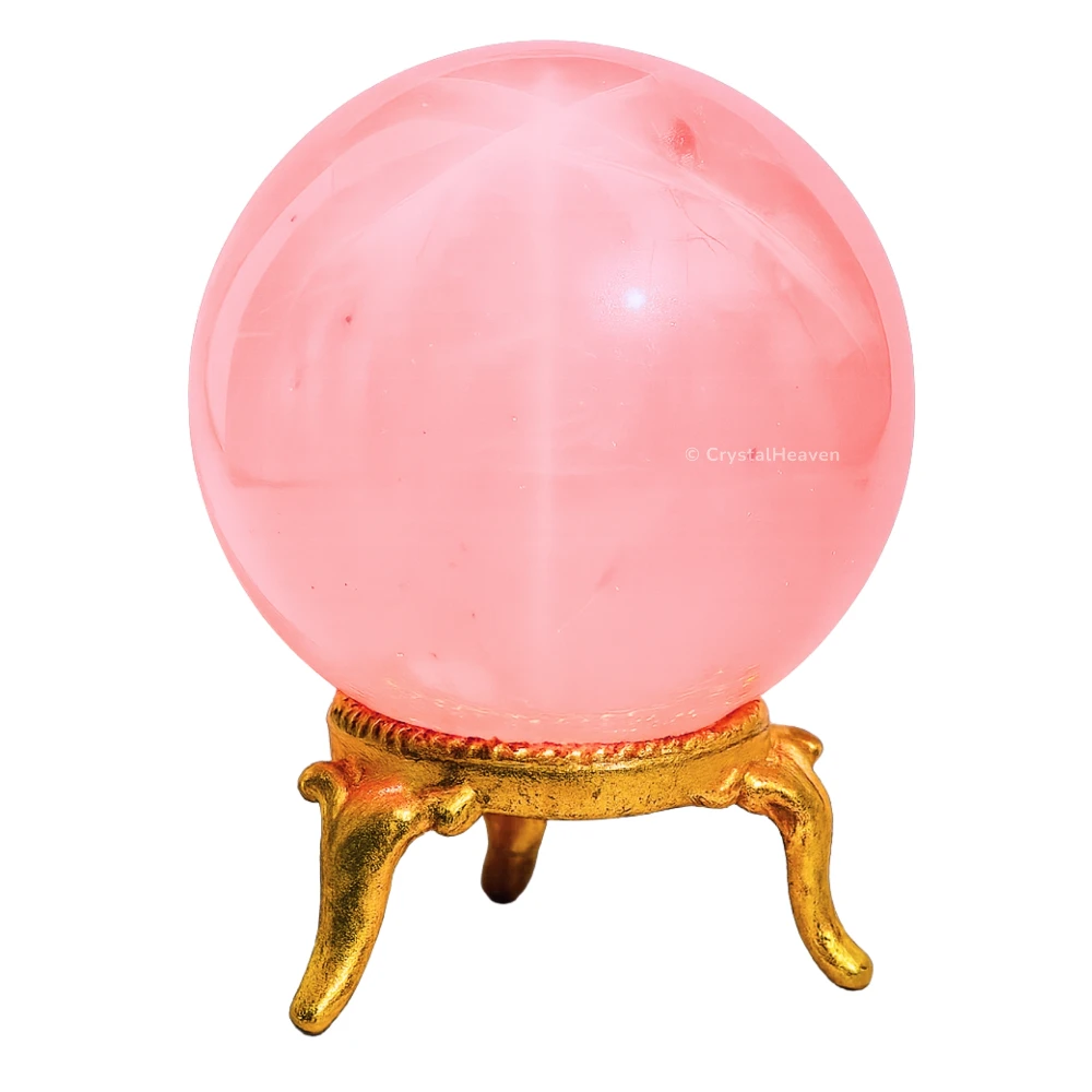Star Rose Quartz Sphere