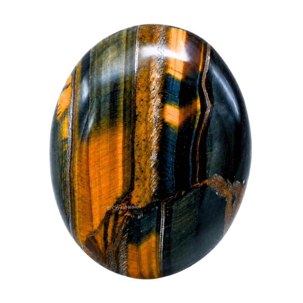 Multi Tiger Eye Palm Stone