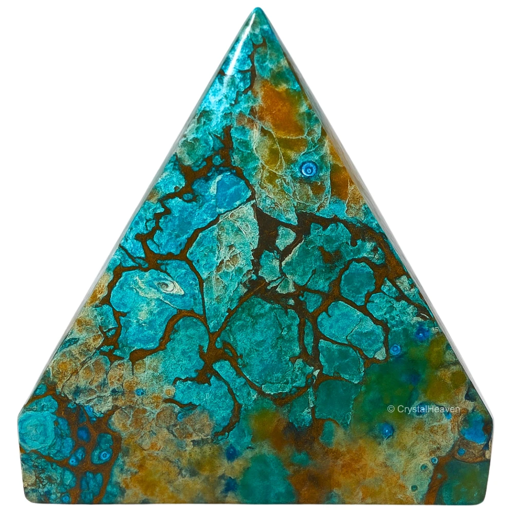 Chrysocolla Pyramid (2 Inch)