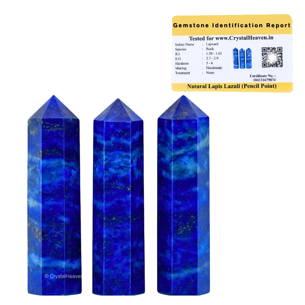 Lapis Lazuli Pencil Points (Set of 3)